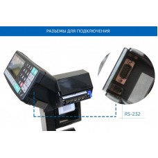 Весы напольные с печатью этикеток с двухсторонней индикацией ТВ-5040N_R2P3