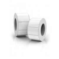 Самоклеящаяся этикетка 20x20/40-2000 Полипропилен (жемчужно-белая)